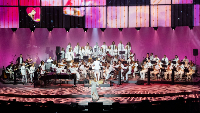 Koncerta vizuālais materiāls