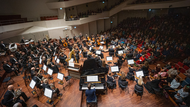 Liepājas simfoniskais orķestris, foto: Jānis Vecbrālis