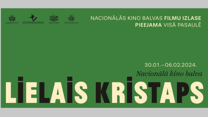 Afiša ar tekstu: Lielais Kristaps