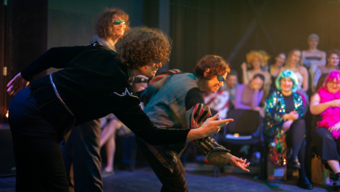 Festivāla noslēguma ceremonija teātra mājā "Zirgu pasts"