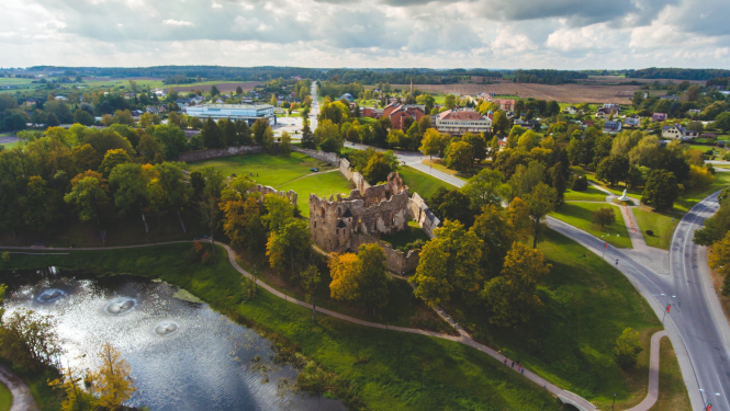 Dobeles ainava no putna lidojuma