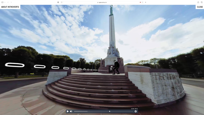 Literatūrā balstīta virtuālā tūre pa Rīgu