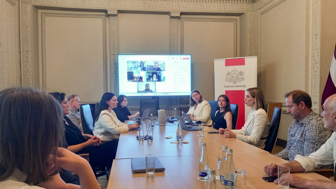 Latvijas Laikmetīgās mākslas muzeja darba grupas sēde Kultūras ministrijā