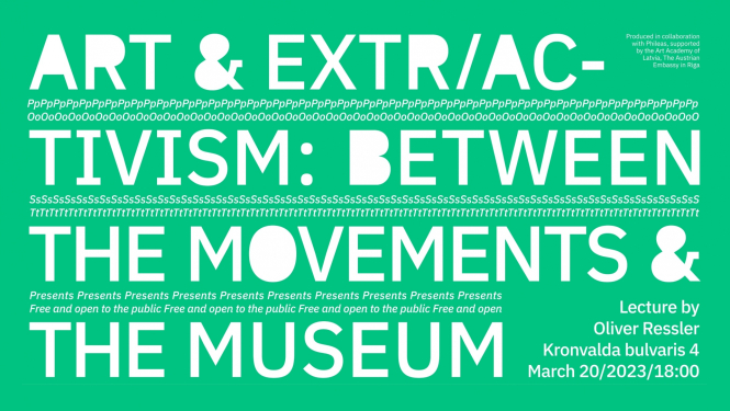 Olivera Reslera lekcijas plakāts