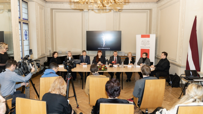 Lielās mūzikas balvas 2023 nominantu paziņošanas preses konference, foto: Oskars Artūrs Upenieks