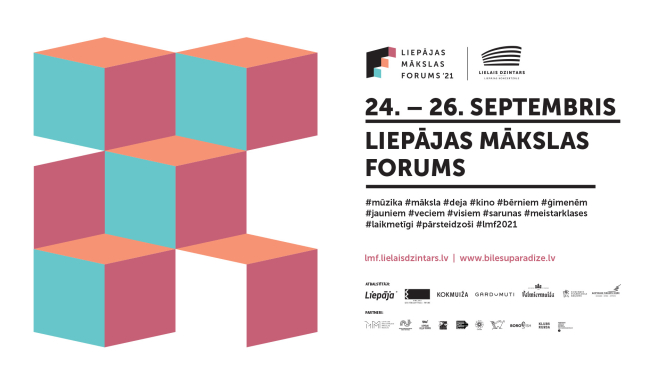 Liepājas Mākslas foruma vizuālais materiāls.