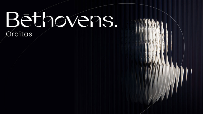 Izstādes “Bēthovens. Orbītas” vizuālais materiāls.