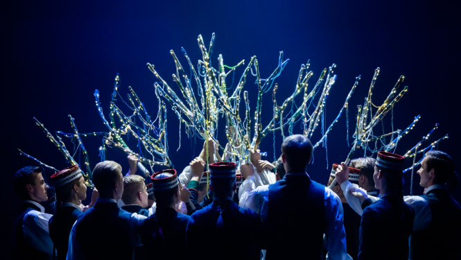 Latviešu skatuviskās dejas koncerta “Balts” repertuāra prezentācijas pasākums, foto: Reinis Oliņš