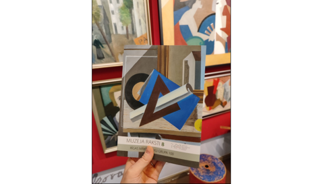 Grāmatas vāks ar gleznas reprodukciju