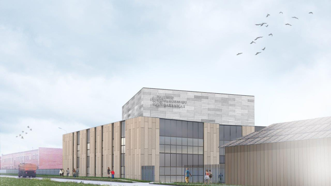 Latvijas Nacionālās operas un baleta kompleksa vizualizācija