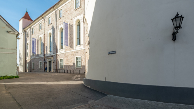 LNVM ieeja no Daugavas gātes puses Rīgas pilī. LNVM foto.