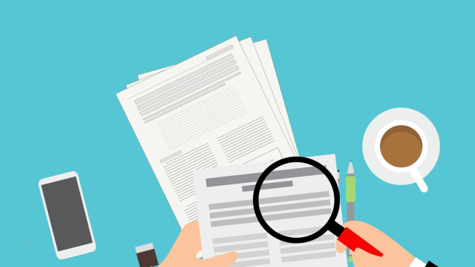 zīmējums, roka ar lupu