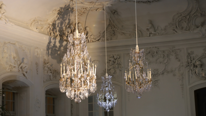 Rundāles pils lustras, foto: Anita Bistere