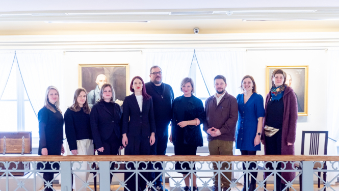 Muzeju biedrības valdes locekļi