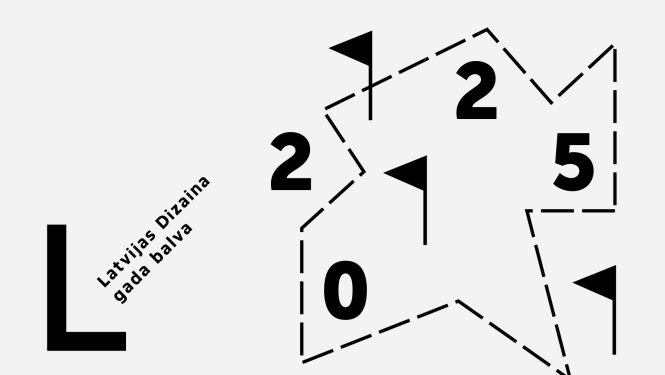 Attēls ar uzrakstu: Latvijas Dizaina gada balva