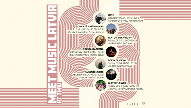 Latvijas pārstāvji Tallinn Music Week (TMW) mūzikas festivālā