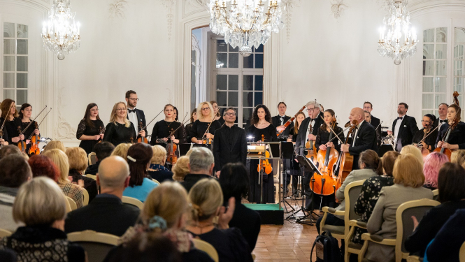 Diriģents Modests Barkausks (Modestas Barkauskas) un Liepājas Simfoniskais orķestris