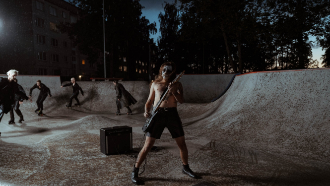 Filmas uzņemšanas process, foto: Andrejs Strokins