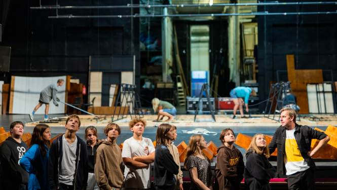 Ekskursija Latvijas Nacionālajā teātrī, foto: Latvijas skolas soma, Reinis Oliņš