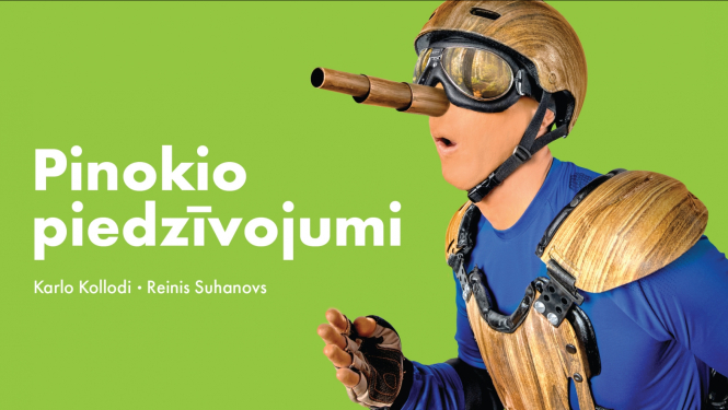 Reklāmas attēls ar Pinokio