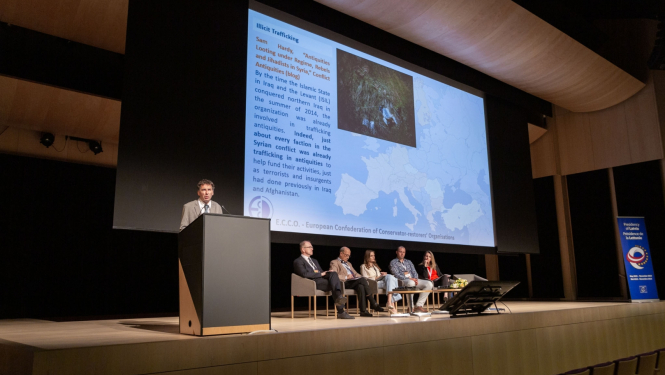 Starptautiskā konference “Nikosijas konvencija: krimināltiesiskā atbilde uz noziedzīgiem nodarījumiem, kas saistīti ar kultūras vērtībām”, foto: Oskars Artūrs Upenieks / Kultūras ministrija