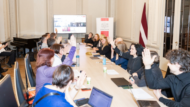 Nacionālās kultūras padomes (NKP) sēde, foto: Oskars Artūrs Upenieks / Kultūras ministrija