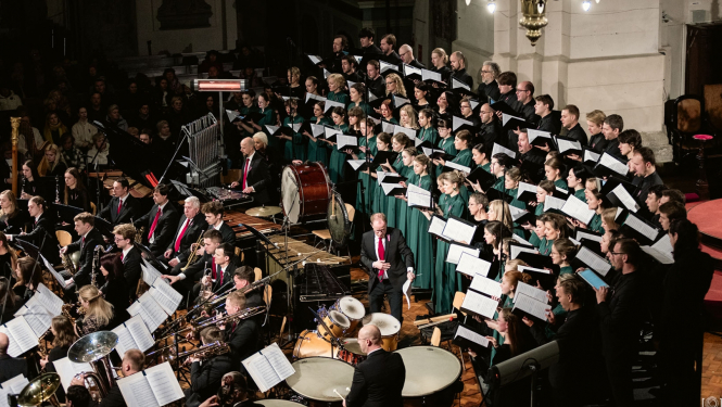 Orķestris Rīga un Koris Sōla, foto: Jānis Porietis