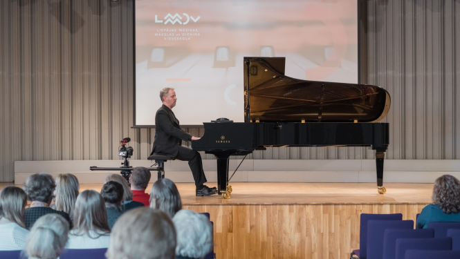 Pianista Paulo Šteinberga koncerts LMMDV