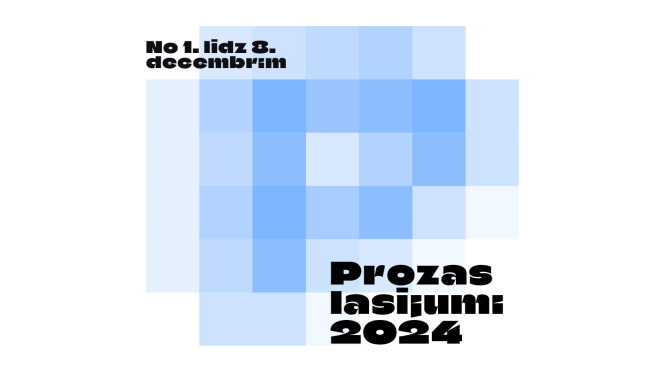 Starptautiskā literatūras festivāla “Prozas lasījumi 2024” publicitātes attēls