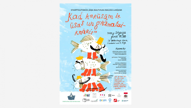 Starptautiskās Jāņa Baltvilka balvas lasījumi 2023 plakāts