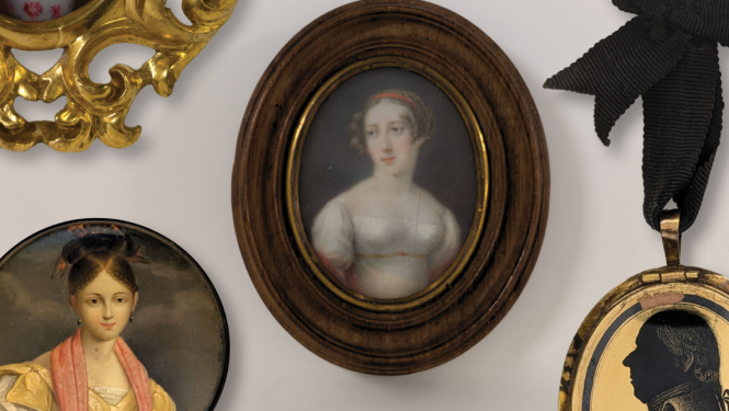 Gleznotas portreta miniatūras