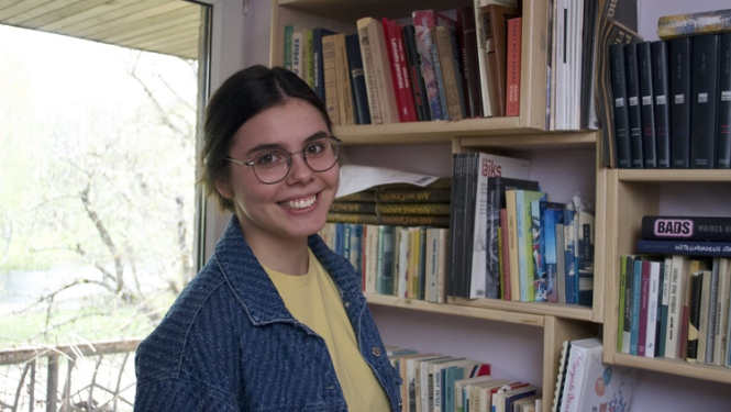 Bakalaura studiju programmas “Mākslas” apakšprogrammas “Kultūras socioloģijas un menedžmenta” 4. kursa studente Lote Katrīna Cērpa