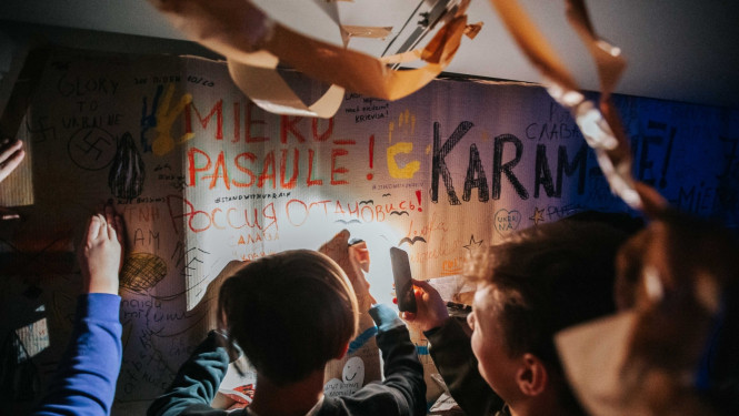 Jūrmalas Majoru vidusskolas komanda ar projektu “Vienkārši NĒ!”