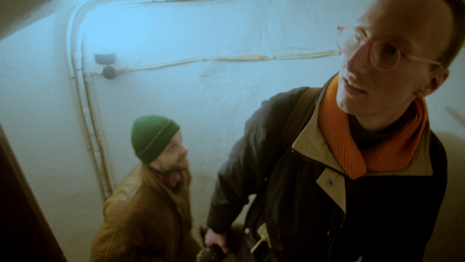 Kadrs no filmas “žļurga” (rež. Jēvars Šokāns)