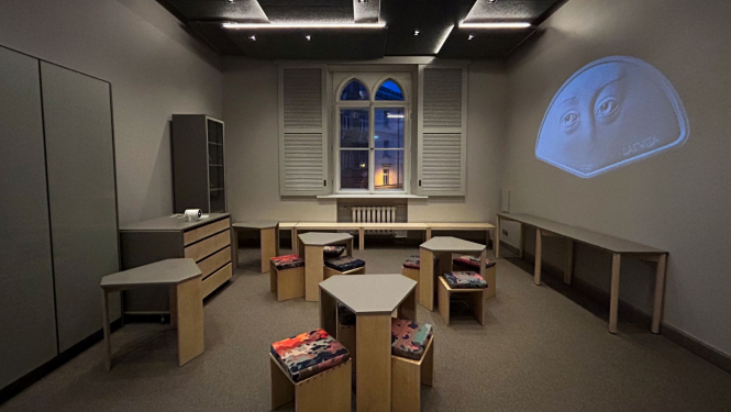 Ieskats Rīgas vēstures un kuģniecības muzeja muzejpedagoģisko nodarbību telpā – “Himzela klasē”