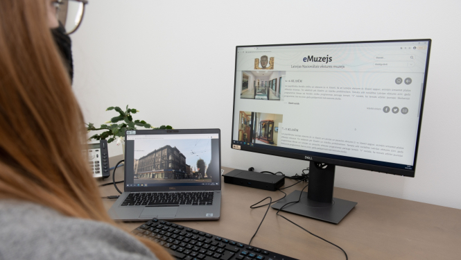 eMuzeja tīmekļvietne