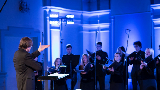 Latvijas Radio koris, foto: Oskars Upenieks