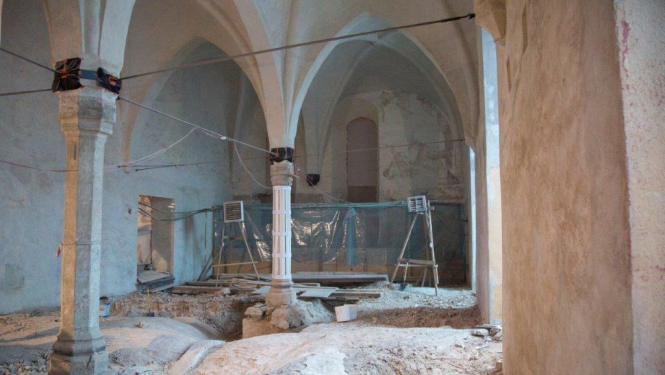 Rīgas pils kastelas restaurācijas darbi, foto: VNĪ.