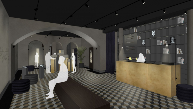 Interjera vizualizācija. Publicitātes attēls