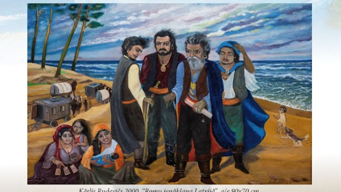 Gleznā attēloti septiņi cilvēki