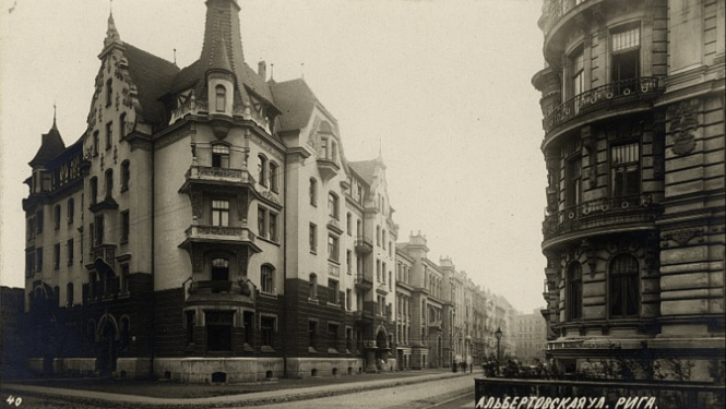 Alberta iela. 20.gs.sākums. Foto autors nezināms. LNB krājums.
