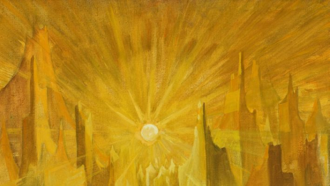 Rūdolfa Pērles glezna "Saule"