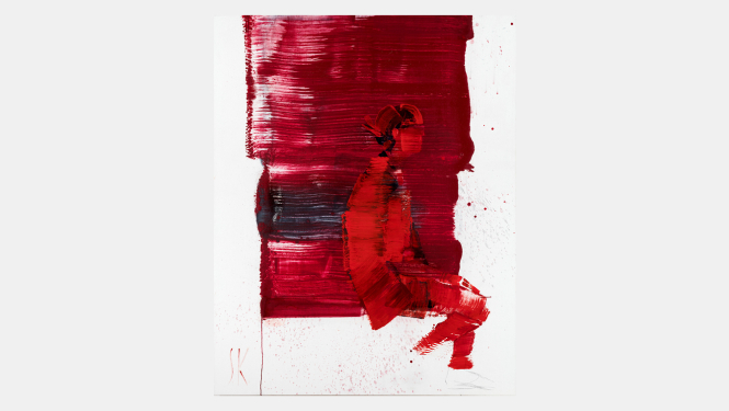 Sandra Krastiņa. Saullēkts. 2021, audekls, eļļa, 220x180 cm