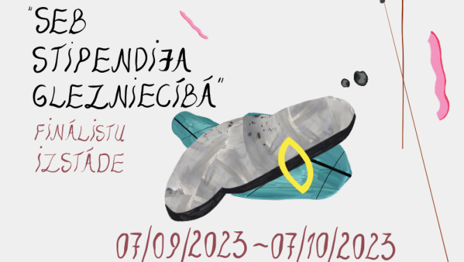 “SEB stipendija glezniecībā 2023” izstādes vizuālais materiāls