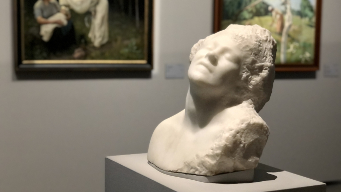 Ilustratīvs foto no izstādes “Nepieradinātās dvēseles. Simbolisms Baltijas valstu mākslā”.