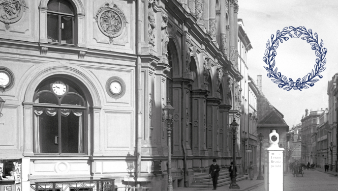 Publicitātes attēls koncertstāstam “Slavas dziesma Rīgai” Mākslas muzejā RĪGAS BIRŽA 20.08.2023.