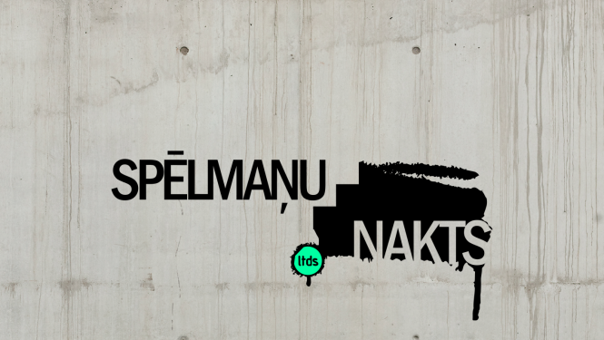 Attēls ar tekstu: Spēlmaņu nakts