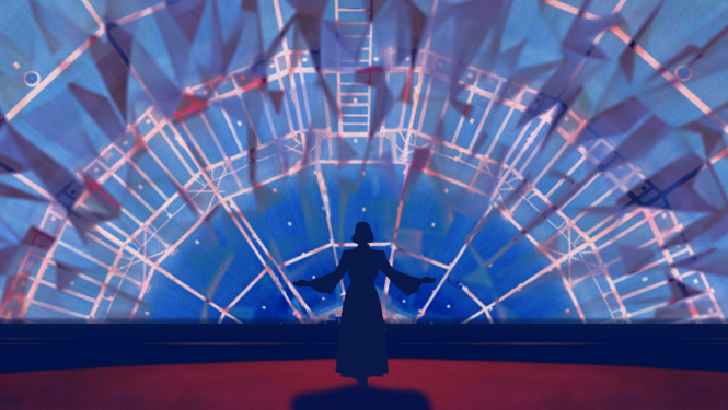 Ziemassvētku iestudējuma “Sniega dzirksteles” vizuālais materiāls