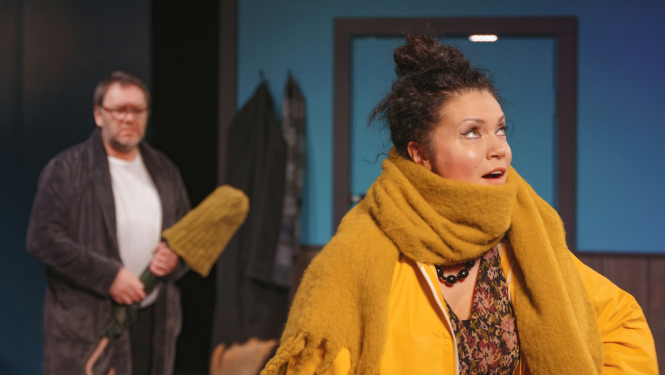 Izrāde “Sniega gūstā”, foto: Gatis Timofejevs