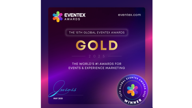 “Eventex Awards 2025” konkursa uzvarētāja diploms
